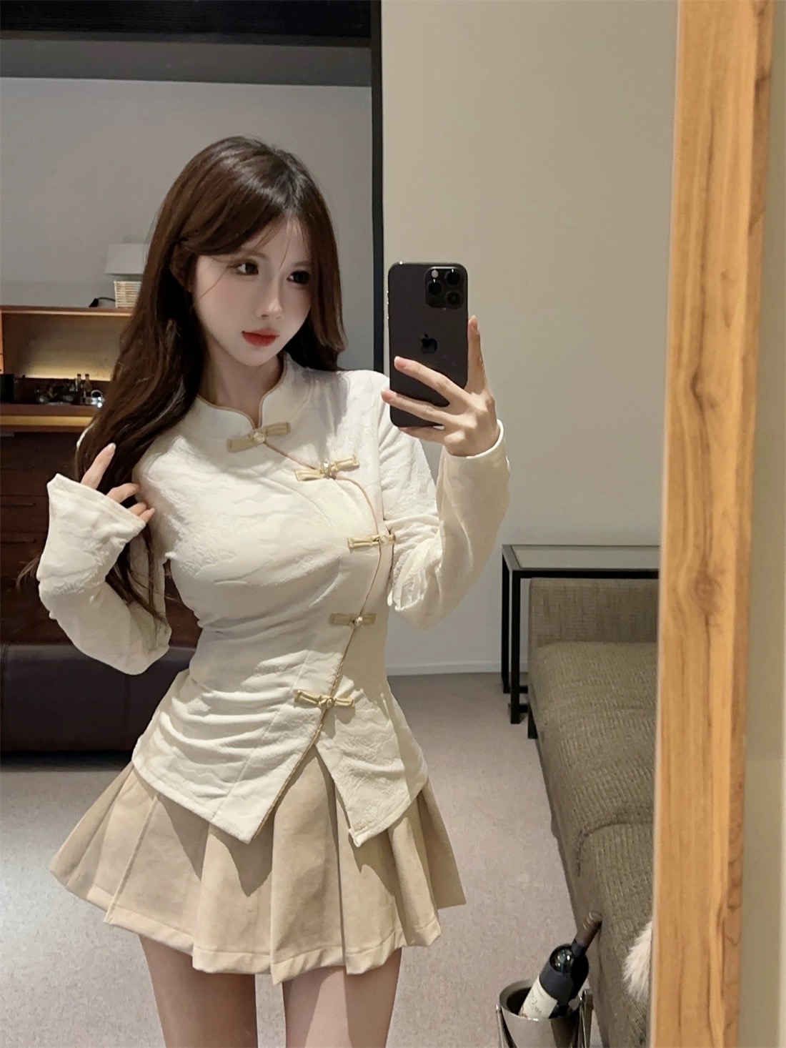 Downtown girl Korean top FTO108 images